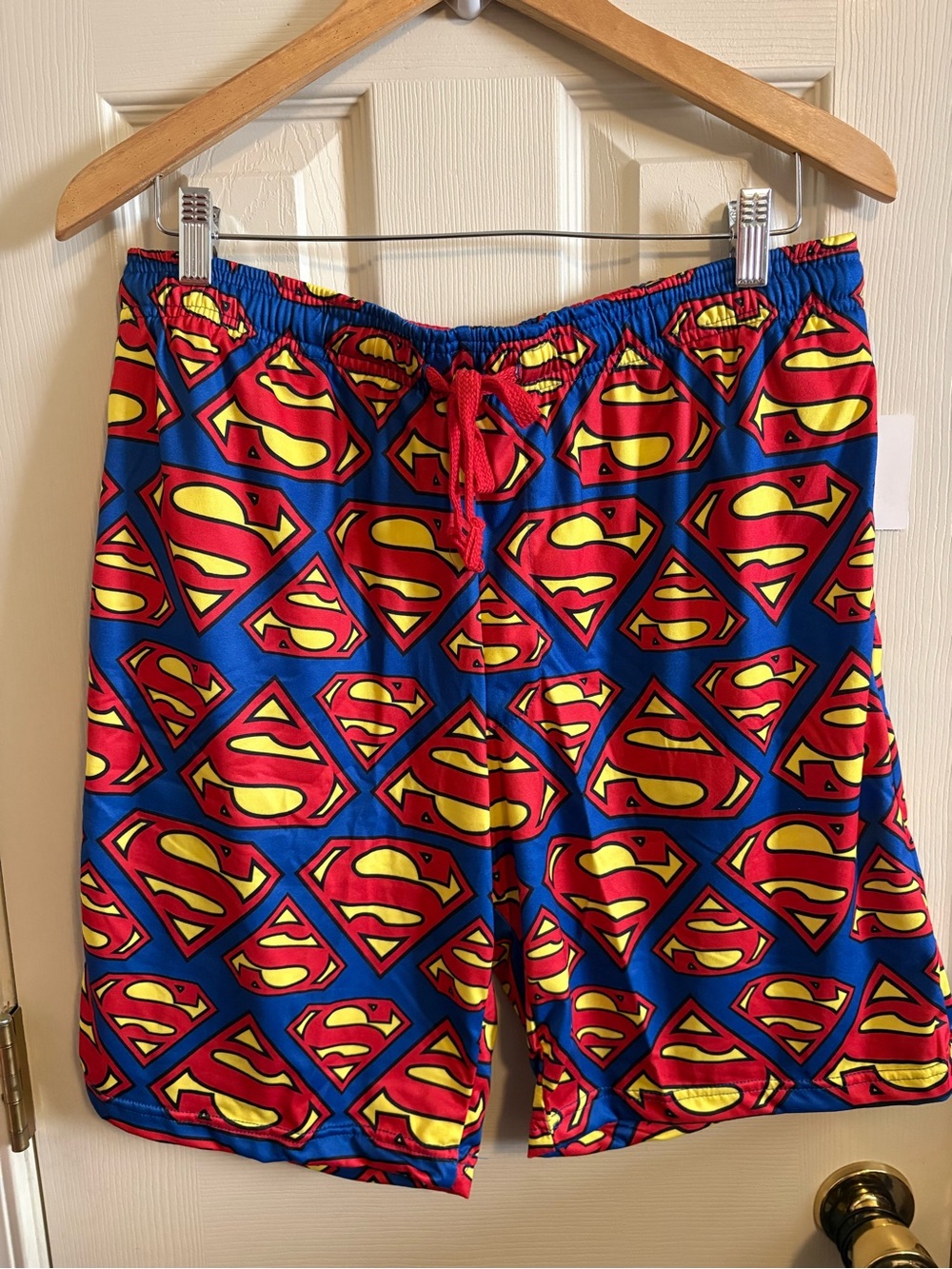 Superman Sleep Shorts Men’s Large NWT
